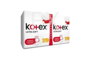 ПРОКЛАДКИ ГИГИЕНИЧЕСКИЕ Котекс (Kotex) Ultra Soft Нормал n20 Кимберли Кларк-Хаггис