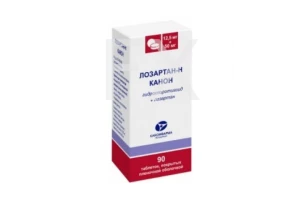 ЛОЗАРТАН Н таб п/об 50мг+12.5мг n90 Канонфарма продакшн-Радуга продакшн-Завод им. ак. В.П.Филатова