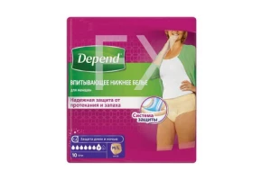 ПОДГУЗНИКИ ВЗРОСЛЫЕ Депенд (Depend) M/L n10 For women Кимберли Кларк-Хаггис