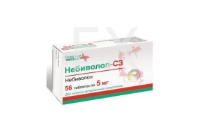 НЕБИВОЛОЛ таб 5мг n56 Канонфарма продакшн-Радуга продакшн-Завод им. ак. В.П.Филатова