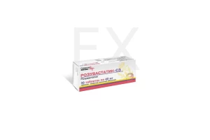 РОЗУВАСТАТИН таб п/об 40мг n30 Канонфарма продакшн-Радуга продакшн-Завод им. ак. В.П.Филатова
