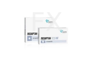 ЛОЗАРТАН таб п/об 12.5мг n30 Вертекс