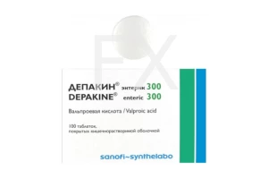 ДЕПАКИН ЭНТЕРИК таб п/об 300мг n100 Санофи Авентис-Авентис Фарма-Наттерманн-Хиноин-Biocom-Опелла Хелскеа