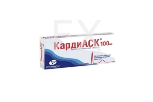 КАРДИАСК таб п/об 100мг n30 Канонфарма продакшн-Радуга продакшн-Завод им. ак. В.П.Филатова