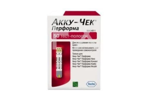 ТЕСТ ПОЛОСКИ К ГЛЮКОМЕТРУ Акку-Чек (Accu-chek) Performa n50 Рош Диабетс Кеа