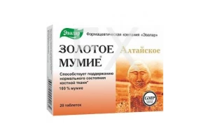 МУМИЕ алтайское Золотое таб. 0.2г n60 Эвалар