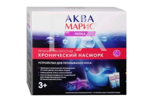 АКВА МАРИС устройство д/промывания носа + соль (саше) n30 Ядран-СМБ Технолоджи