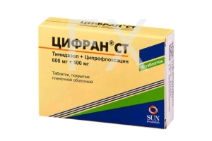 ЦИФРАН СТ таб п/об 500мг+600мг n10 Сан Фармасьютикал-Ранбакси-Терапия