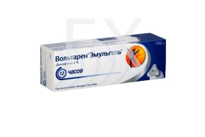 ВОЛЬТАРЕН эмульгель (туба) 2% - 150г n1 ГлаксоСмитКляйн-Стаффорд-СмитКлян Бичем-Вэлком-Оперейшнс-Фармар