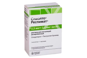 СПИОЛТО РЕСПИМАТ р-р д/инг. (картридж) 2.5мкг+2.5мкг/доза - 4мл n1 Берингер