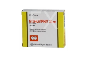 МОНОПРИЛ таб 20мг n28 Польфарма-Польфа-Медана Фарма-Акрихин-Тархоминский ФЗ-Адамед