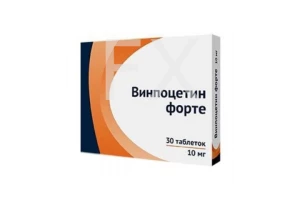 ВИНПОЦЕТИН таб 10мг n30 Алиум-Оболенское фармацевтическое предприятие-Биннофарм