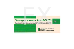 ТЕСТ Наркоскрин (Narcoscreen) на 5 видов наркотиков ИнТек Продактс