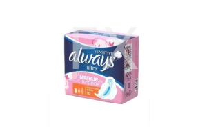 ПРОКЛАДКИ ГИГИЕНИЧЕСКИЕ Олвейз (Always) Ultra Sensitive Normal Plus n10 Хигинетт