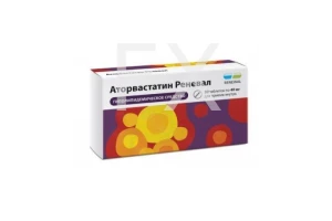 АТОРВАСТАТИН таб п/об 40мг n30 Алиум-Оболенское фармацевтическое предприятие-Биннофарм