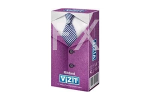 ПРЕЗЕРВАТИВ Визит (Vizit) n12 Ribbed - Ребристые ЦПР Продукционис
