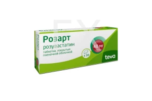 РОЗАРТ таб п/об 40мг n30 Актавис-Балканфарма-Дупница-Здравле