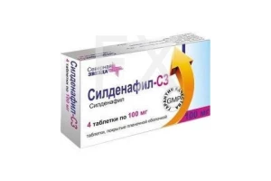 СИЛДЕНАФИЛ таб п/об 100мг n4 Ксантис Фарма-Алси Фарма